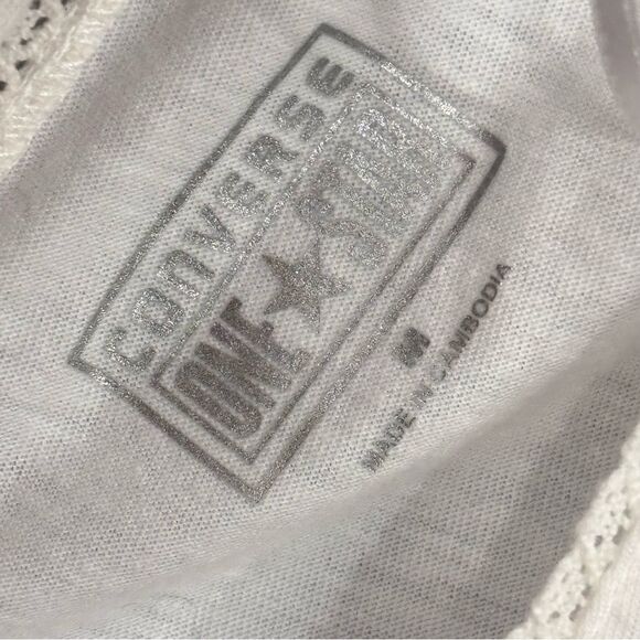 Converse | Women’s White Sleeveless Elastic Waist Swim Coverup Dress - Picture 5 of 16